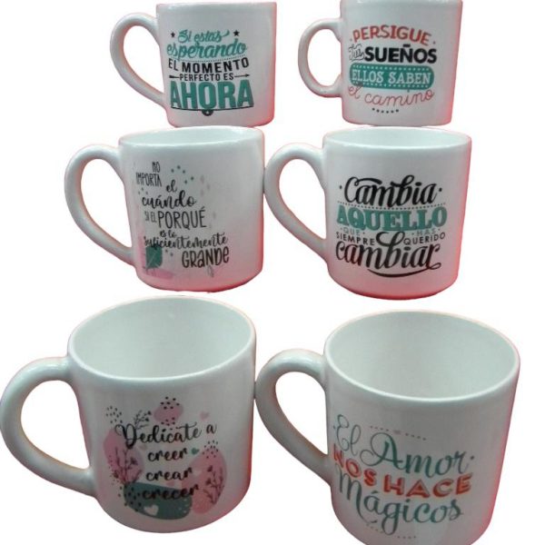 Taza Mug Frases Verdes