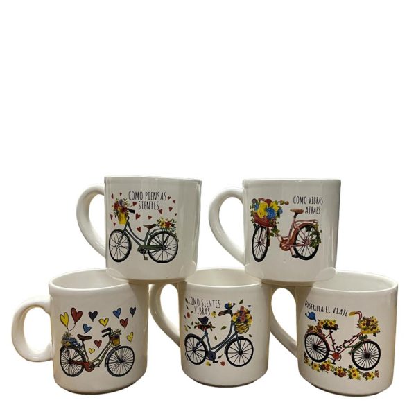 Taza Mug Bicicletas con Frases