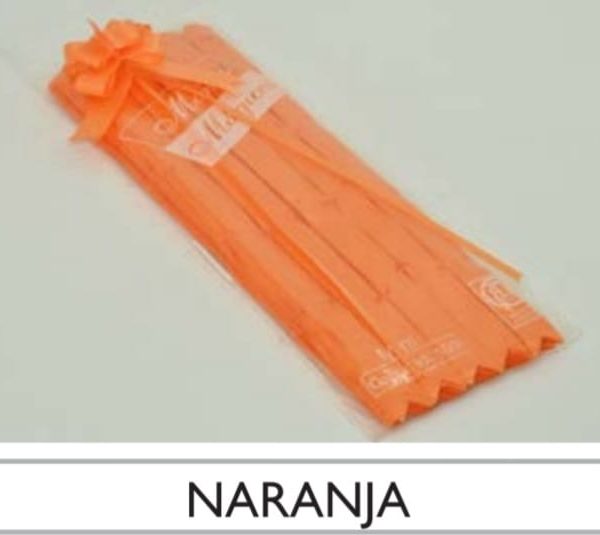 Moño Magico N°25 x 100u Naranja