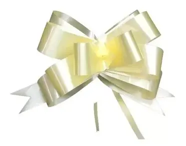 Moño Magico N°5 x10U   BLANCO 70 cm-55682