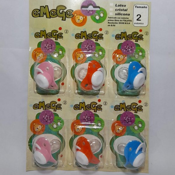 Chupete anatomico N°1 x 6 en blister