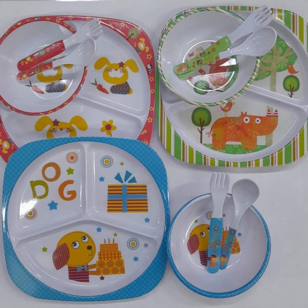 Set infantil 4 piezas cuadrado