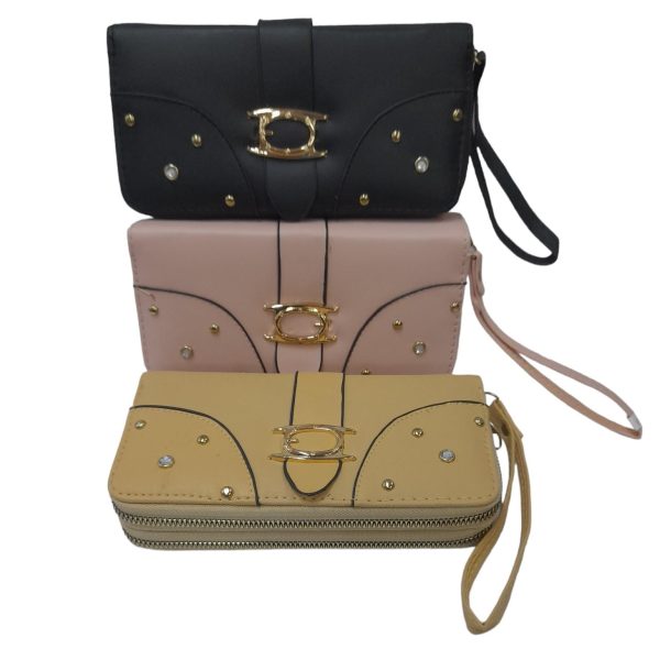 billetera fichero doble cierre 20 cm