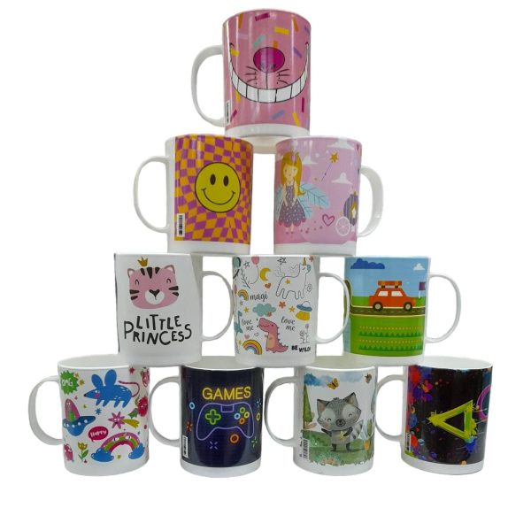 Taza mug Plastica infantil