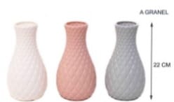 Florero plastico 21 cm