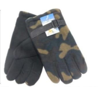 guante polar camuflado para motos