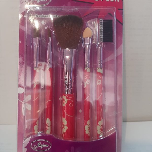 Set de 5 brochas para maquillaje en blister-6614-