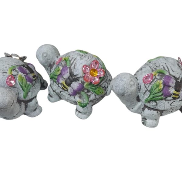 Tortuguita ceramica decorada 12 cm -37892