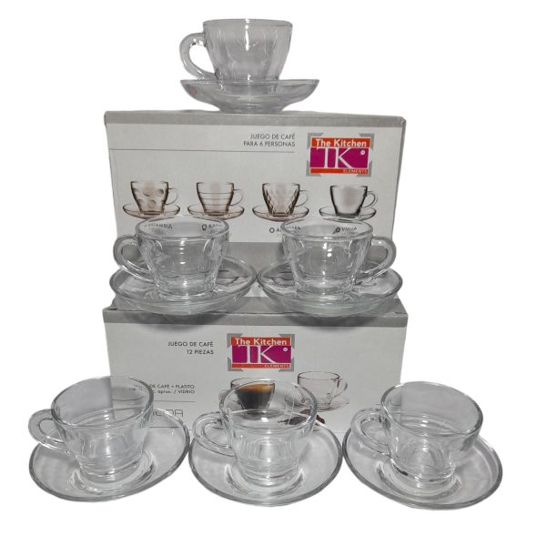 Juego de cafe  VIENA x6 tazas +6 platos - 67441-