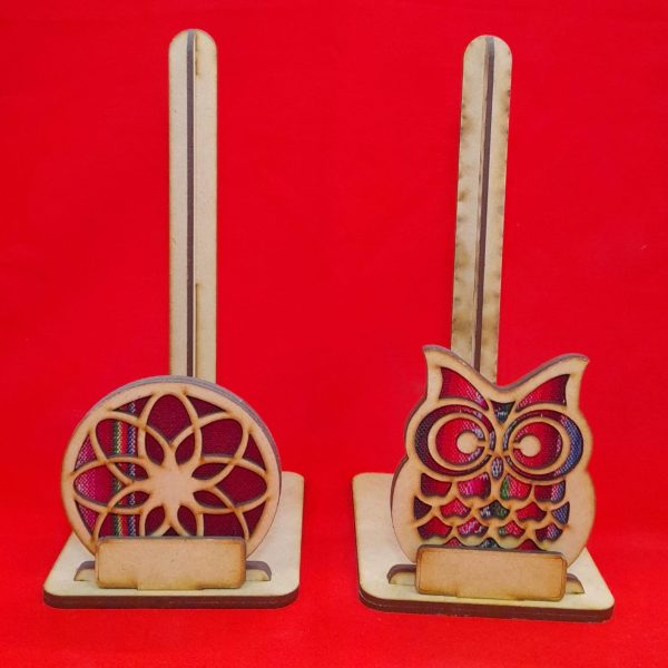 PORTA ROLLO DE COCINA MADERA CON AGUAYO	COD. 30021