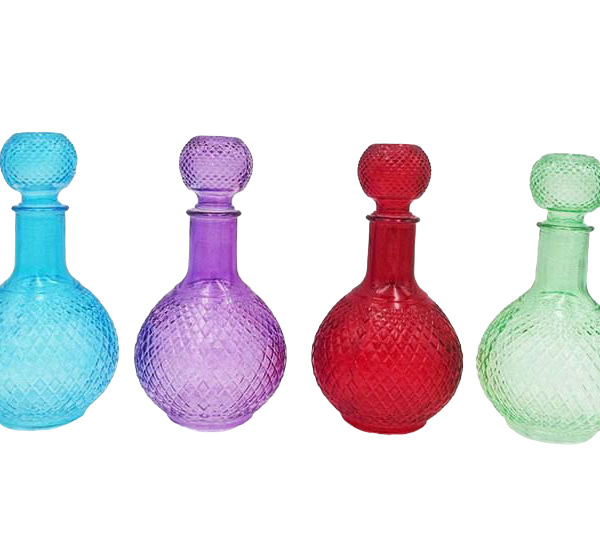 Licorera Redonda Colores  25 CM- 04409