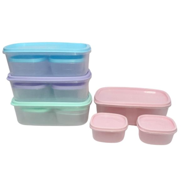 Set 3 hermeticos  - (1 de 20x13x7+2 de 9x5) - 90258