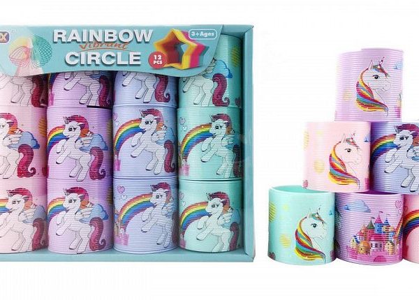 Resorte línea fantasia en display x 12u.Medida 6*6 cm- 56657