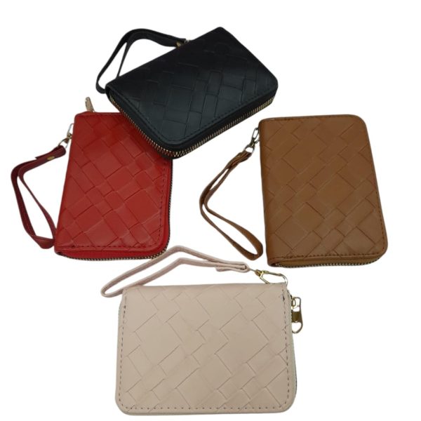 billetera dama lisa 13 cm con cierre-03084