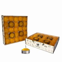 Velas de noche x 50 AMARILLAS en caja -10704
