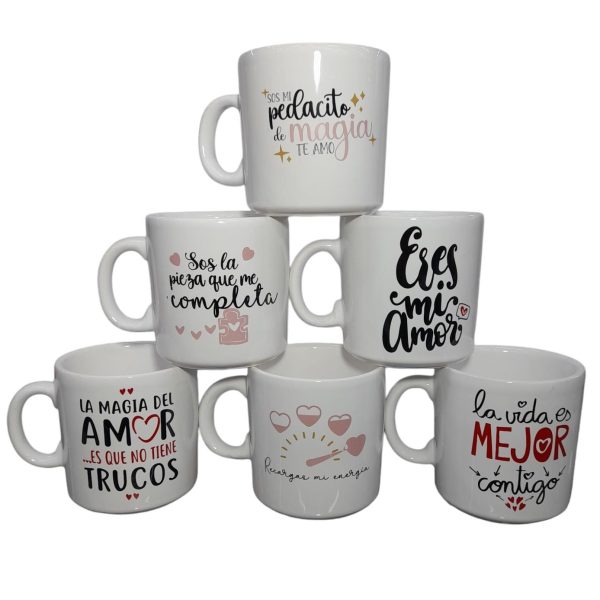 Taza mug ceramica Enamorados frases- 95501