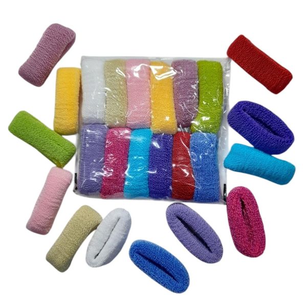 Colitas toallas  colores verano surtido x 12u grandes- G-12PAST