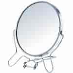 Espejo doble faz 4" (10cm) con aumento marco metal-32068