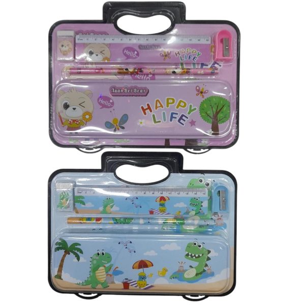 Set escolar x 5 con canopla en blister- 36354