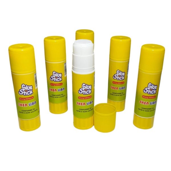 Pegamento con glitter neon x 12u en tira -00784