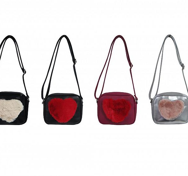 CARTERA C/ CORAZON 16 X 20 X 6 CM-20632