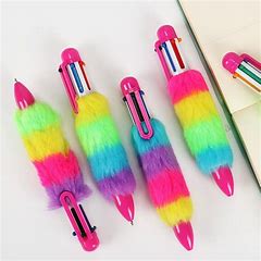 Lapicera 10 colores con peluche multicolor-75030