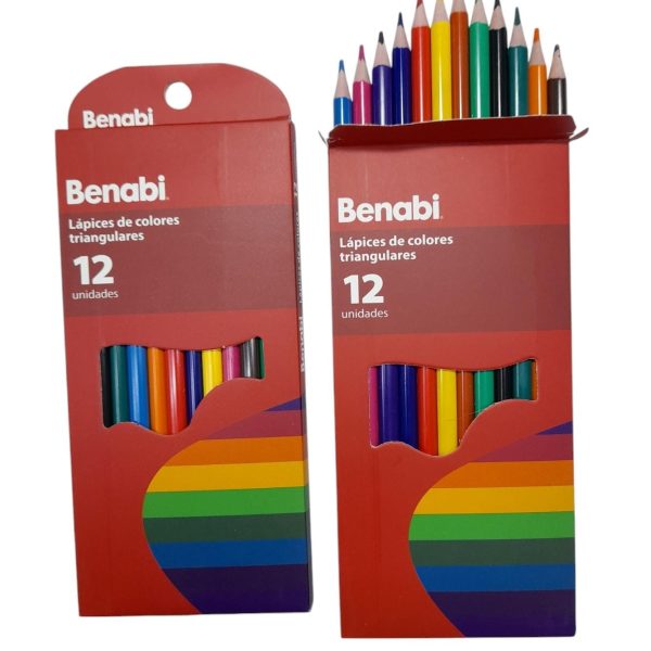 Lapiz color largo x 12 en caja- 35238