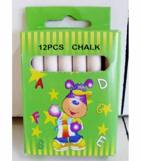 Tizas blancas x 12 en caja- 01466