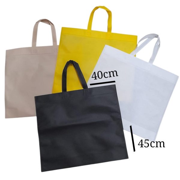 Bolsa fiselina lisa con manija 45x40- M4540