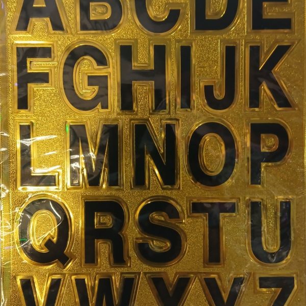 Abecedario adhesivas en blister - 50705