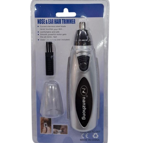 Recortadora de vello de nariz y orejas a pilas- 12206