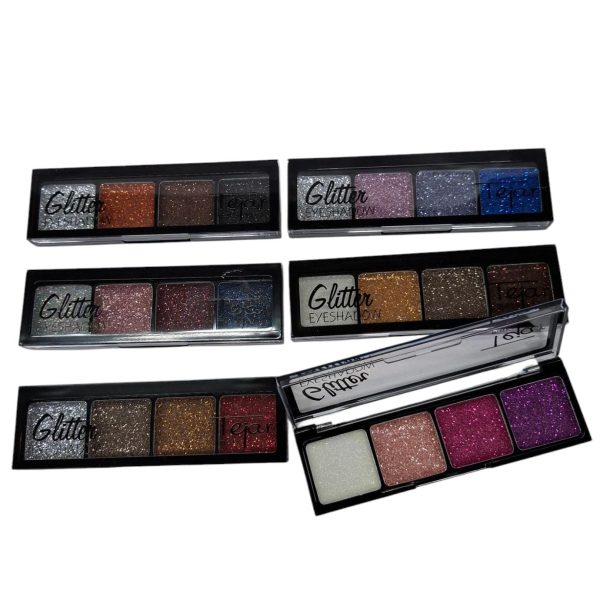 sombras para ojos con glitters x 4 colores- 26682