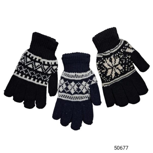 Guante lana tipo Bariloche adulto-50677