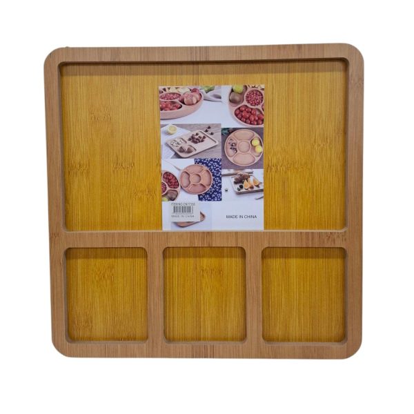 Tabla Bamboo 29x29 con divisiones- 25543