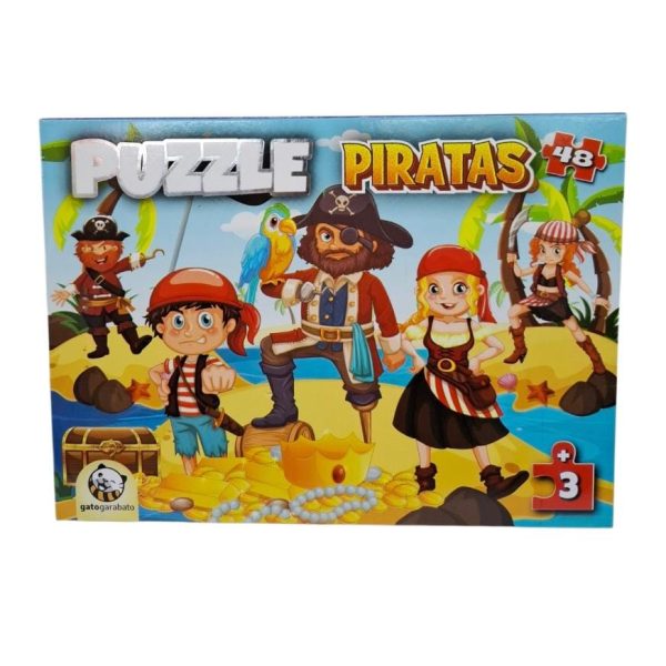 Rompecabezas 48 piezas en caja "Piratas"- 18787