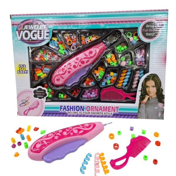 Juego para armar adornos para el pelo_collares- en caja 28138