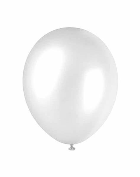 Globos 12"x25u blancos-85016