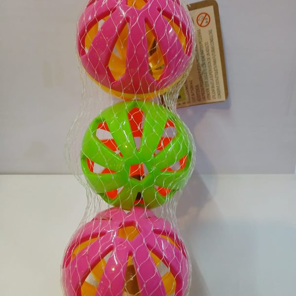 Sonajero pelota x 3u enn red- 3937
