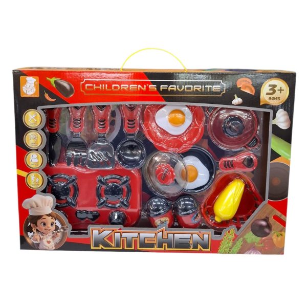 Juego de cocina en caja 42x29 - 33798