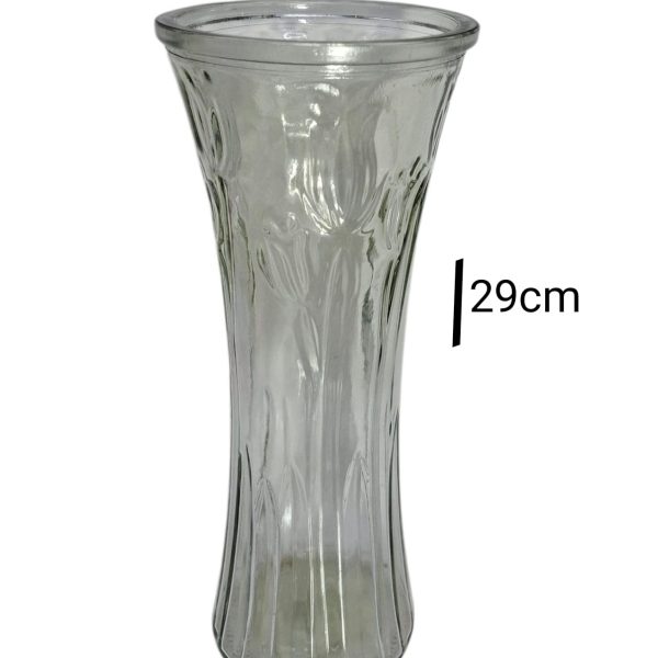 florero vidrio color 15cm- 12201