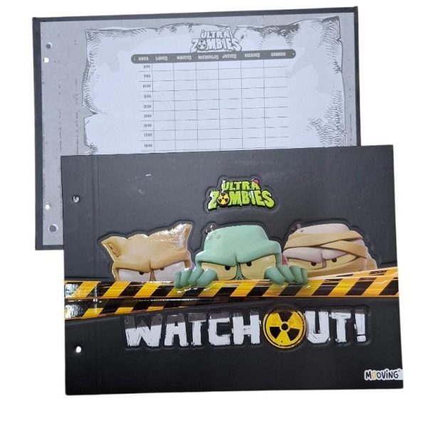 Carpeta tapa dura n°5 dibujo zombie- 68361