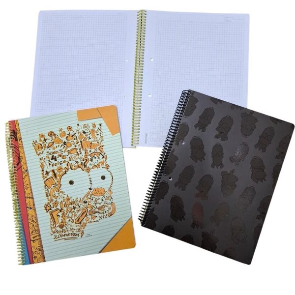 Cuaderno universitario 80 hojas rayadas SIMPSON-14246