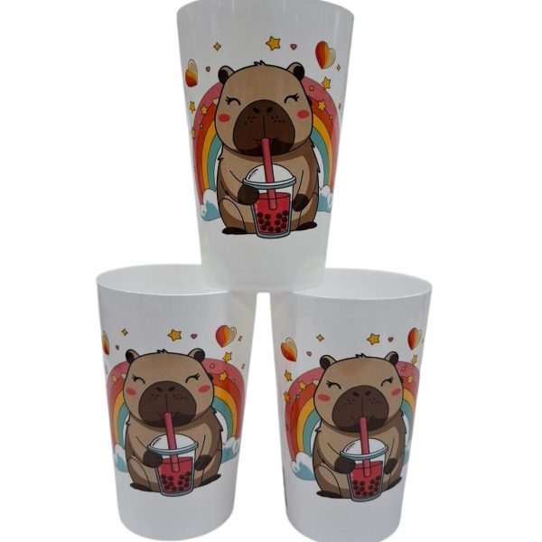 Vaso plástico 400cc CAPIBARA-45176C