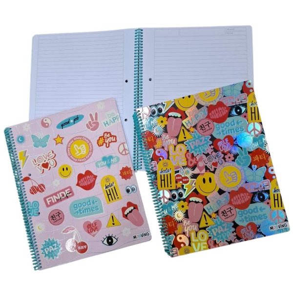 Cuaderno universitario 80 hojas rayadas EMOGI-17506