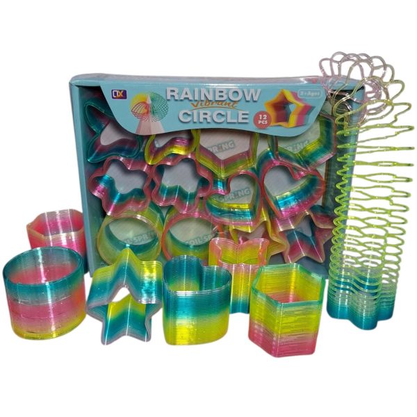 Resorte magico con forma color metalizado- 27520