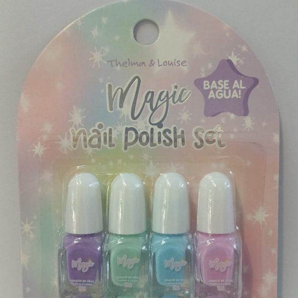 Set 4 mini esmlates al agua infntiles en blister- 66179