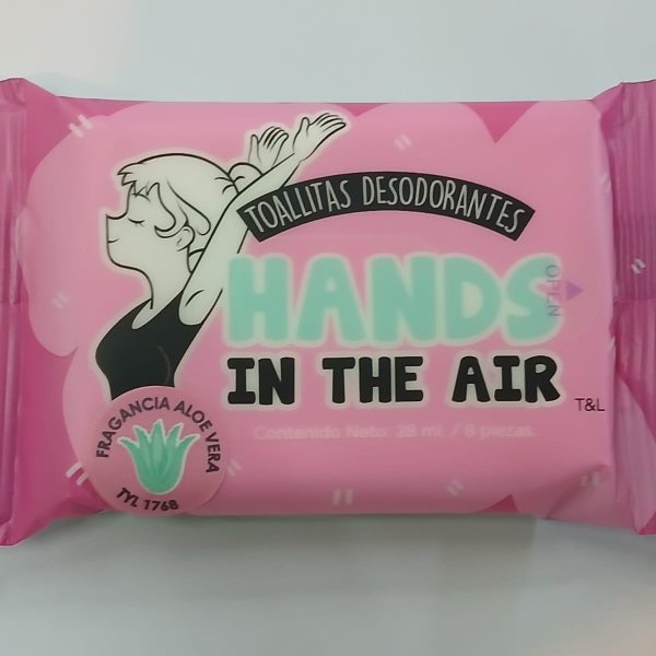 Toallitas desodorantes- manos arriba. (HANDS INNTHE AIR) -68586