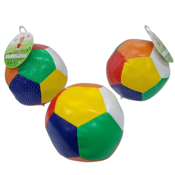 Pelota soft multicolor en red- 36638