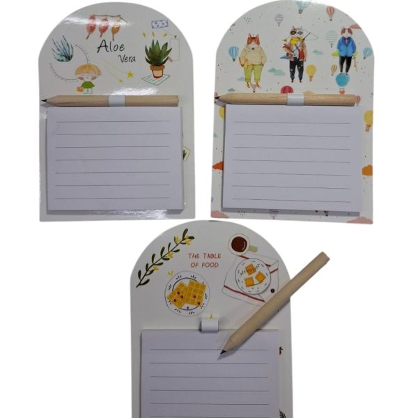 Anotador imanatado + lapiz 14x10 cm- 41097