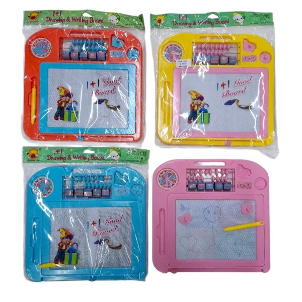 Pizarra magica 29xx29,  abaco y sellos-04064